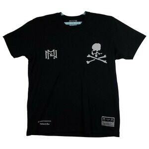 Mastermind World Mitchell‎ & Ness Large Jersey Shirt Embroidery Logos Black New